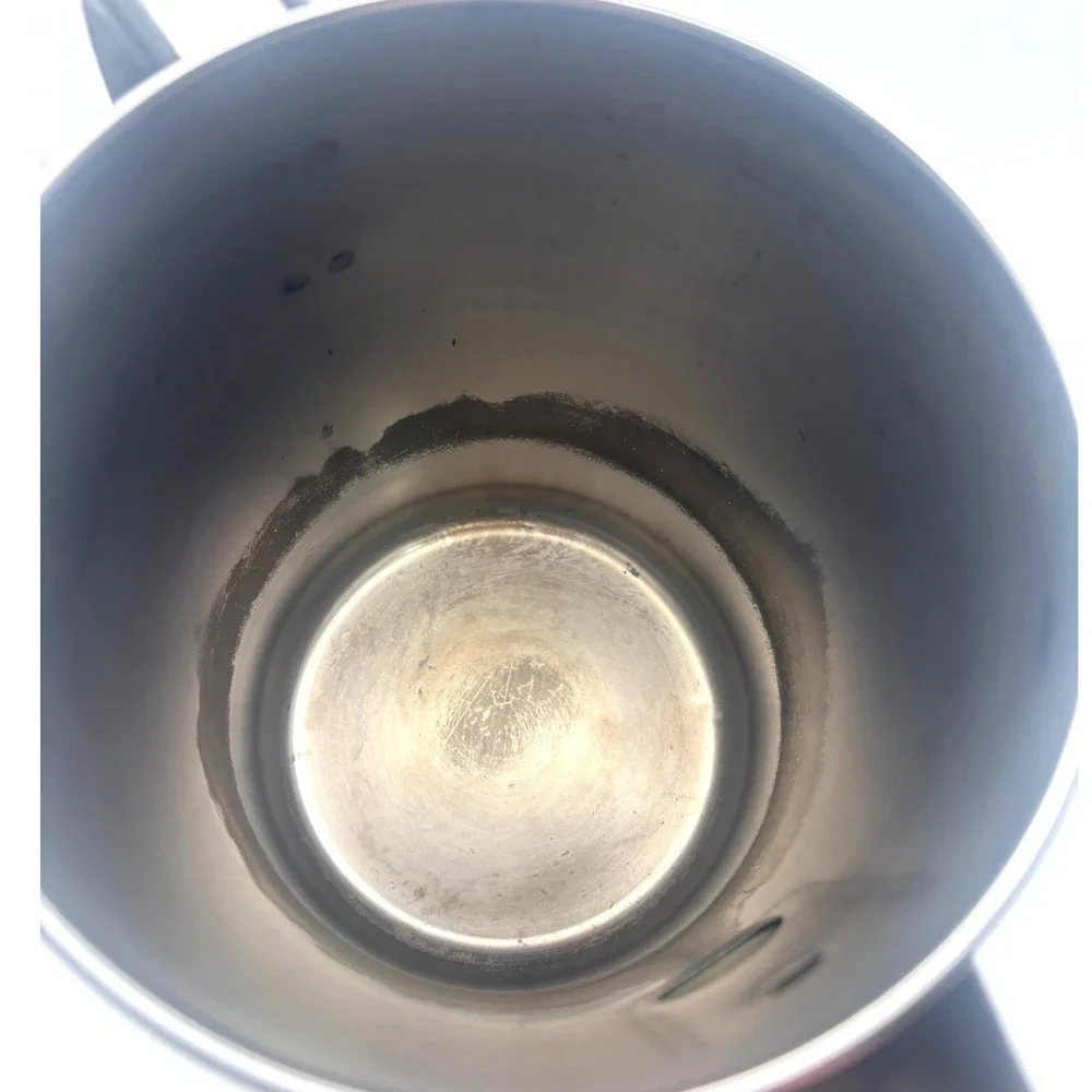 Vintage Revere Ware Copper Clad Stainless Steel Coffee Percolator Pot Lid 1801
